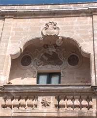 Palazzo Braida Forleo. Particolare del balcone