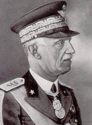 the king Vittorio Emanuele III