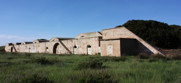 Parco di Punta Penne - Punta del Serrone. Batteria Menga