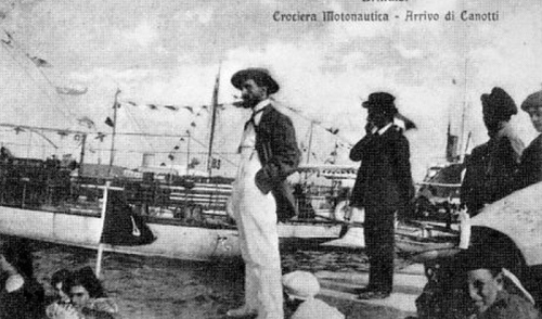 <em>16 luglio 1911</em> - Crociera Motonautica Torino-Venezia-Roma fa tappa a Brindisi