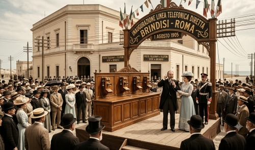 <em>Accadde l'1 agosto 1905</em> - Inaugurazione della linea telefonica