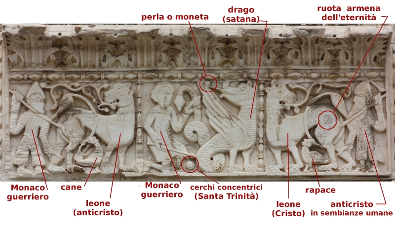 L’architrave all’ingresso della chiesa di San Benedetto <em>decodificato</em> dallo studioso brindisino Teodoro De Giorgio