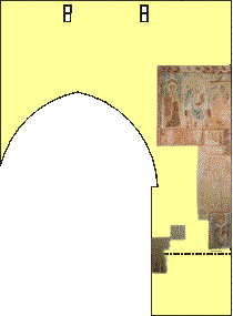 Presbiterio - parete a nord-ovest