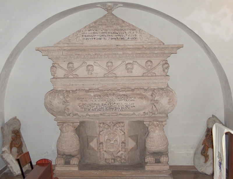 Brindisi. Chiesa di San Paolo eremita. Sepolcro dei Moricino