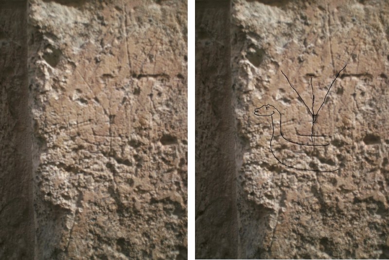 San Giovanni al Sepolcro. Graffito della nave normanna