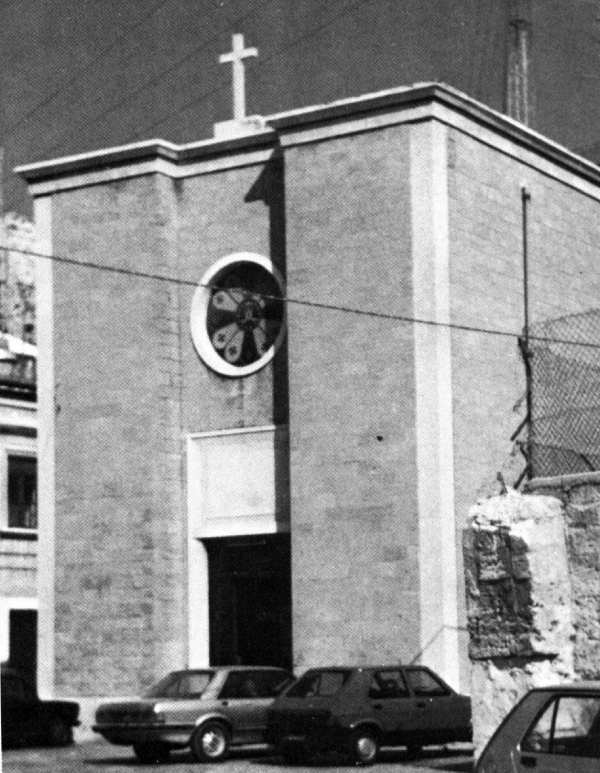La chiesa della Santissima Annunziata negli anni Settanta