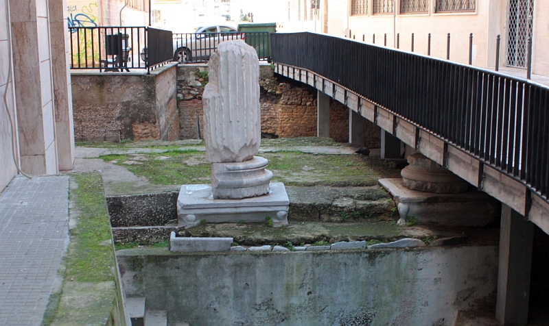 Brindisi. Area archeologica di epoca romana in via Casimiro.