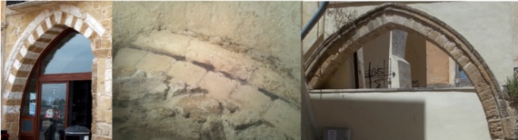 Fig.1: Archi ogivali nei pressi del porto