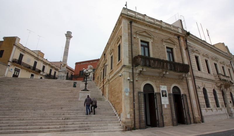Brindisi, Lungomare Regina Margherita. Palazzina Belvedere, sede della Collezione Archeologica Faldetta
