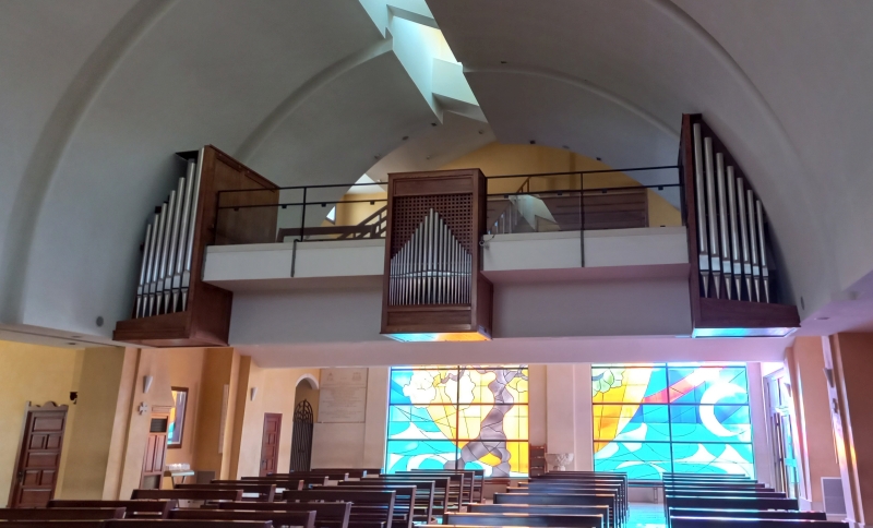 Chiesa di San Vito Martire. Interno, cantoria
