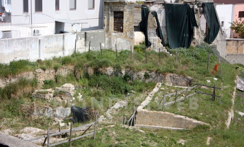 Brindisi, via Mennitti, già via del Mare. L'area dei ritrovamenti nel 2011