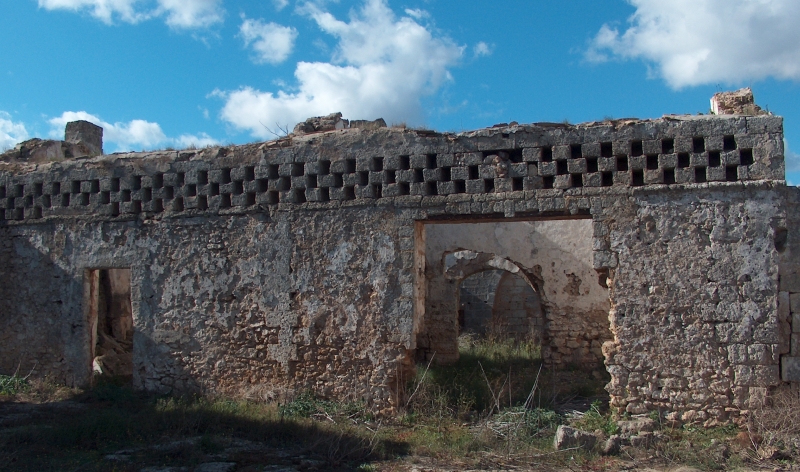 Le cellette per i colombi della Masseria Baroni Vecchi