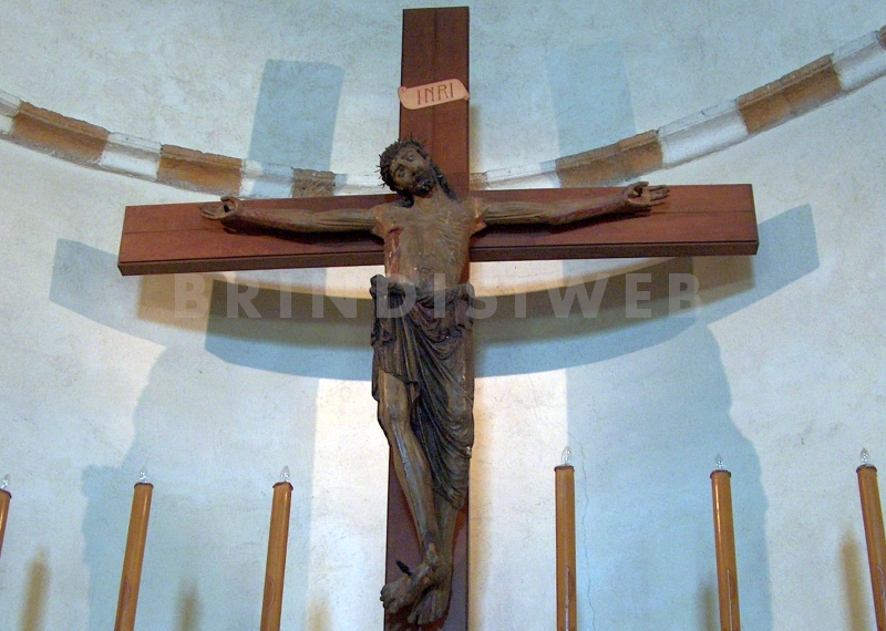 Brindisi. Chiesa del Cristo dei Domenicani. Crocifisso ligneo