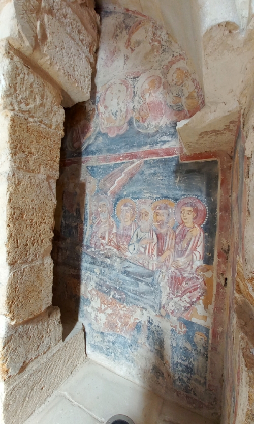 La Dormitio Virginis venuta alla luce nella chiesa di san Paolo in Brindisi. Vista complessiva