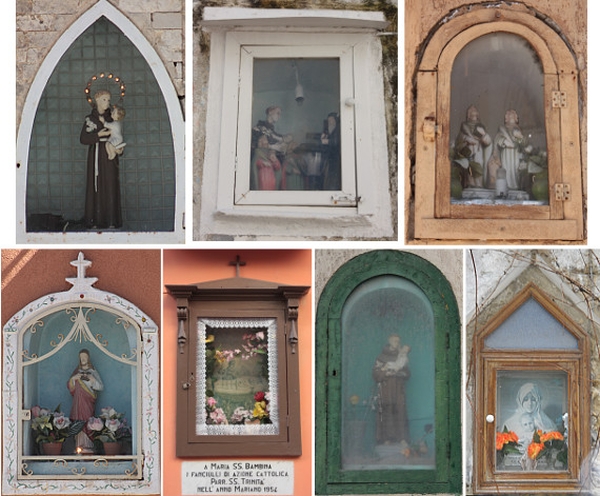 Brindisi. Alcuni esempi di edicole votive o cristiane