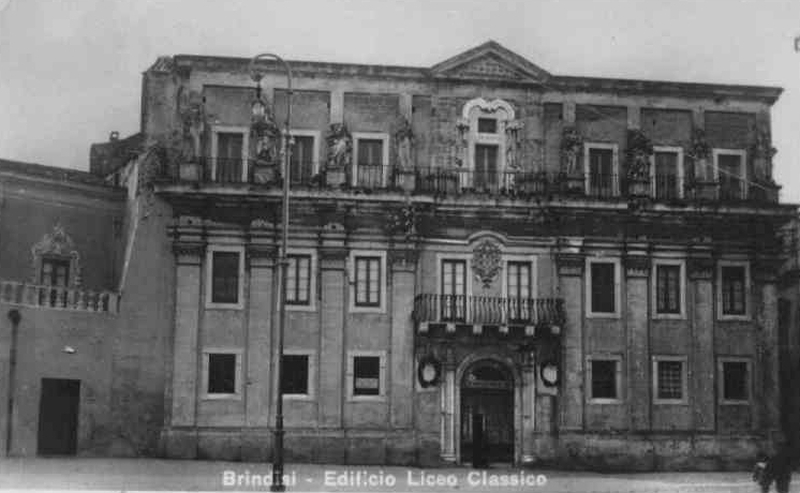 Brindisi. Palazzo del Seminario, la prima sede del Liceo Ginnasio