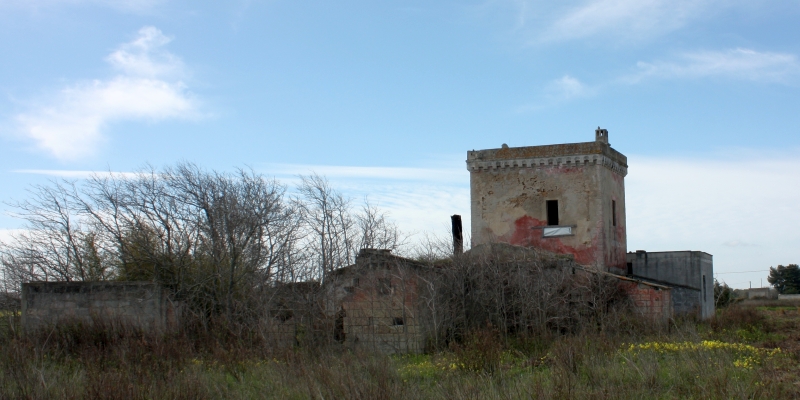 Brindisi. I resti della masseria e la torre del Plema, 2018