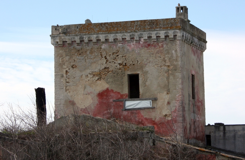 Brindisi. Particolare della Torre Plema, 2018
