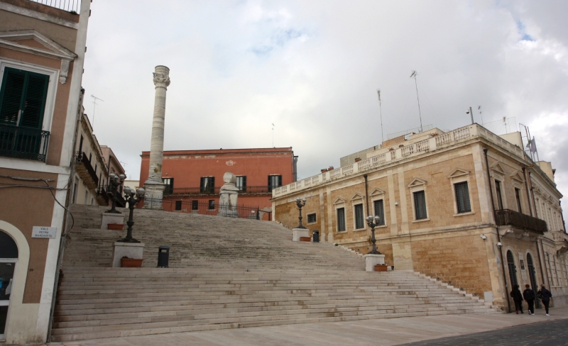 Brindisi. Scalinata di Virgilio