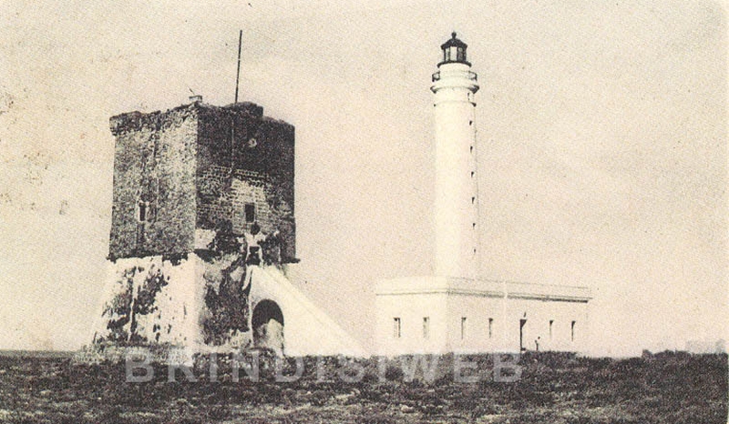 Brindisi. Il faro di Punta Penna nel 1901