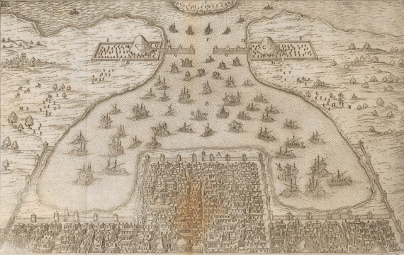 Assedio di Cesare a Pompeo; Palladio - 1619