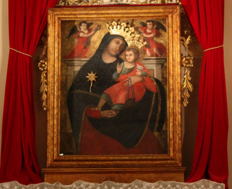 Mesagne. Chiesa del Carmine. Icona della Madonna del Carmelo