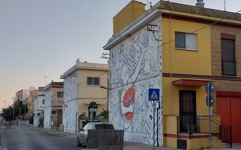 Mesagne. I Murales di Millo in via Sacco