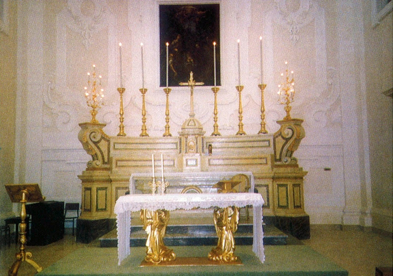 Mesagne. Chiesa di Sant'Anna. Altare maggiore