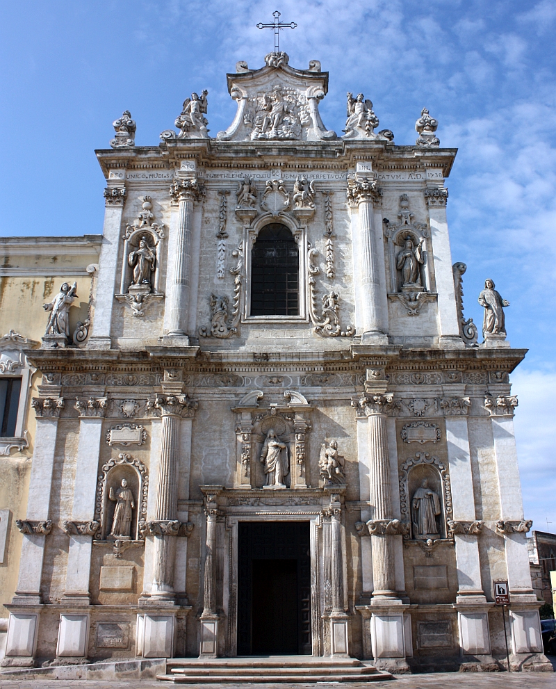 Mesagne. Chiesa di Santa Maria in Betlem. Facciata