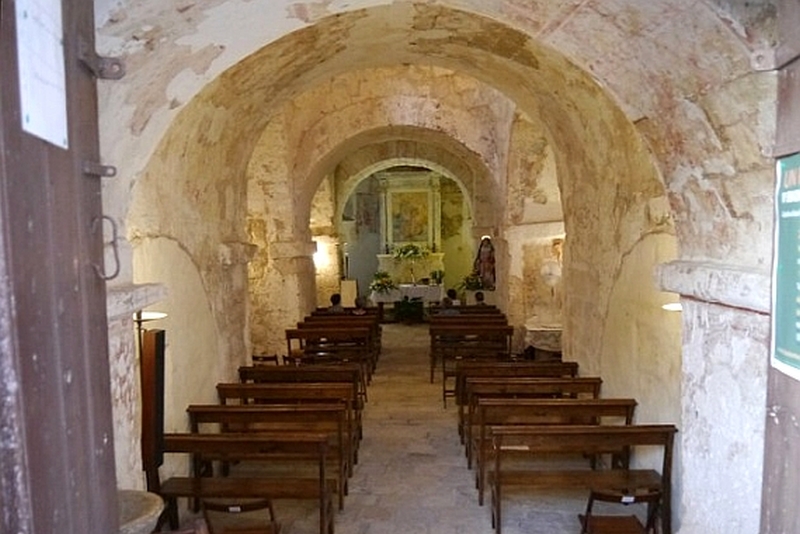 Oria. Chiesa della Madonna di Gallana. Interno