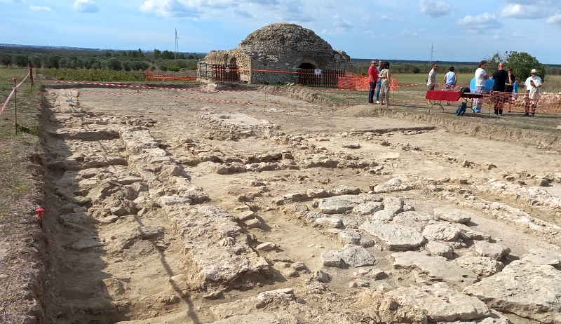 San Donaci. Tempietto di San Miserino. Area di scavo archeologico