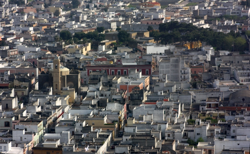 San Pancrazio. Vista dall'alto del centro cittadino - ph. G. Membola(C)