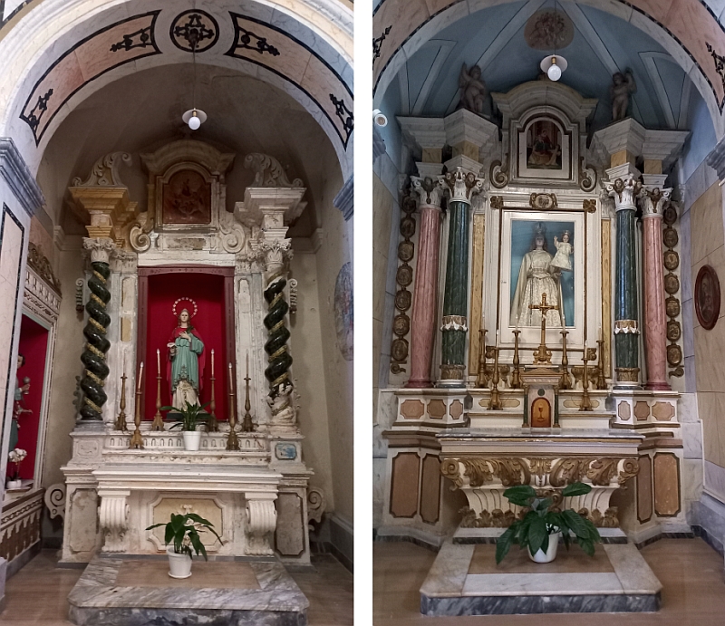 Carovigno. Chiesa Matrice di Santa Maria Assunta. Altari