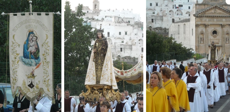 Ostuni. La Processione della Madonna del Carmine