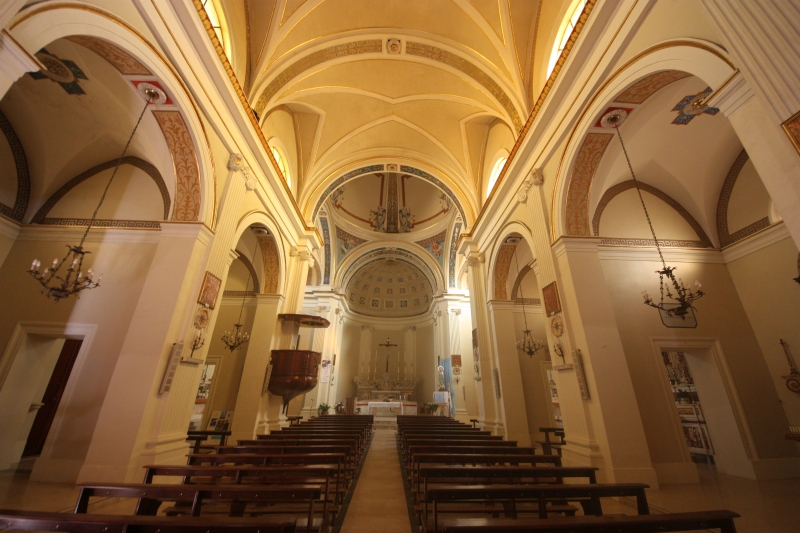 San Pancrazio Sal.no. Chiesa Matrice dei Santi Pancrazio Martire e Francesco d'Assisi. Interno