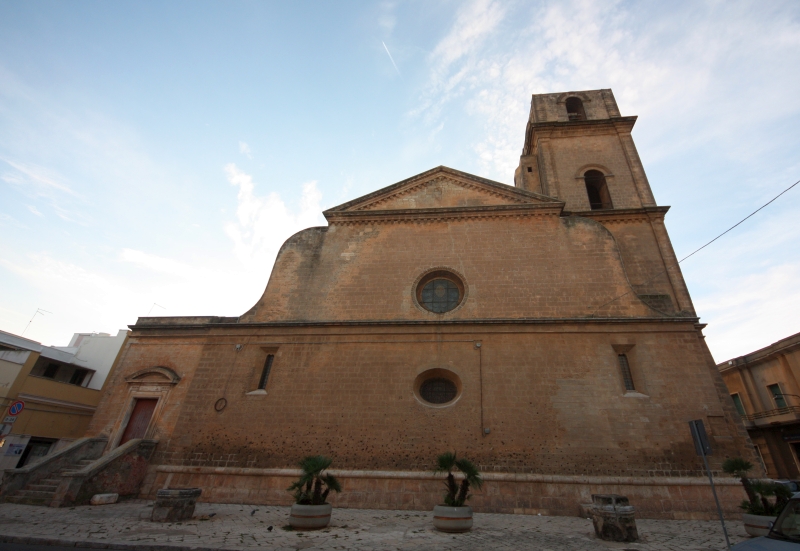 San Vito dei Nor.nni. Chiesa Matrice. Antico prospetto.