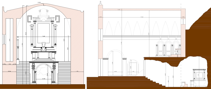 Sezione rilievo AA e BB - ing. Luigi D'Amato