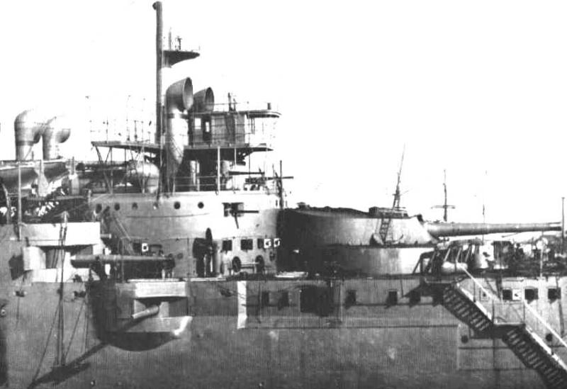 La corazzata Benedetto Brin nel 1914