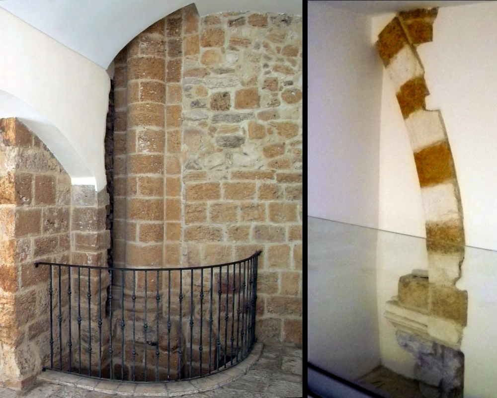 Casa del Turista. Colonna interna