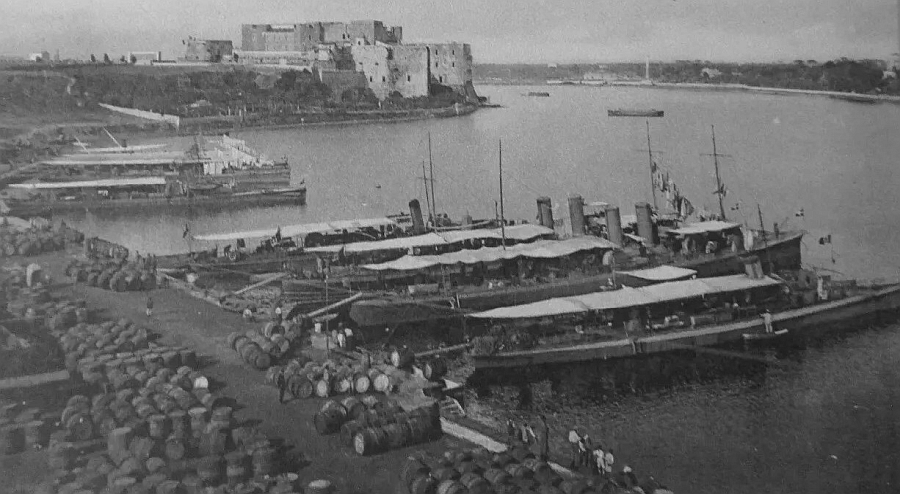 L'area delle Sciabiche e del Castello ai primi del '900