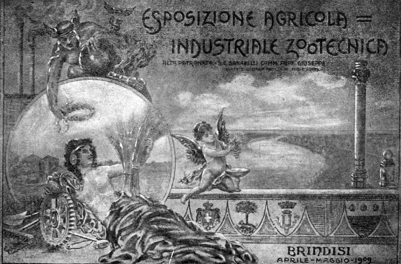 Cartolina del Diploma consegnato agli espositori premiati (Coll. Valigia delle Indie)