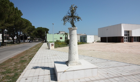 Tuturano (Brindisi). La colonna dell'Osanna