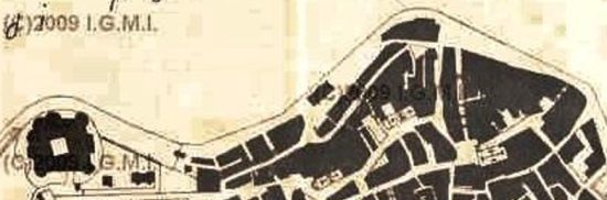 Pianta della Città di Brindisi - Scala 1/4000 - A. Urbani - 1916 - Dettaglio