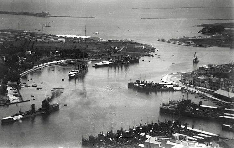 Il porto di Brindisi durante la Prima Guerra Mondiale