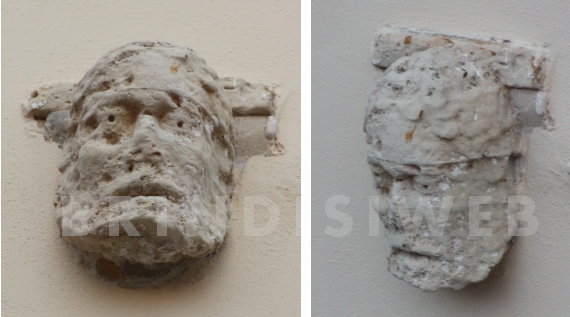 Protome decorativo su via Marco Pacuvio - ph. G. Membola 2024(C)