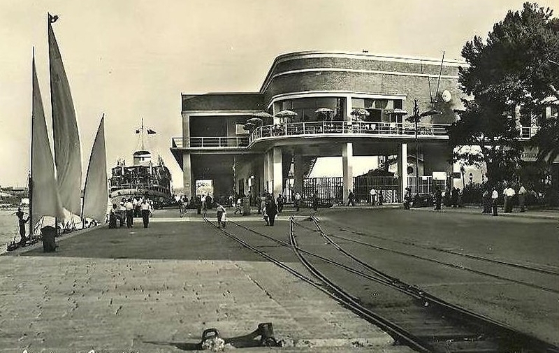 La stazione marittima di Brindisi negli anni '50