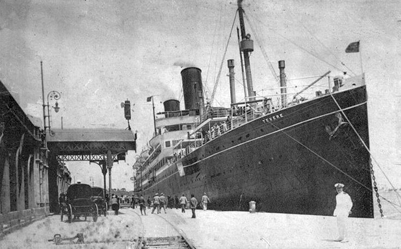 La stazione marittima nei primi anni del XX secolo