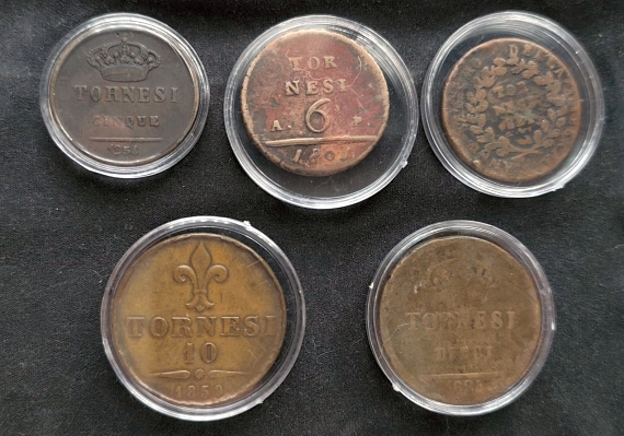 Monete Tornesi dell'800 (originali da collezione privata)