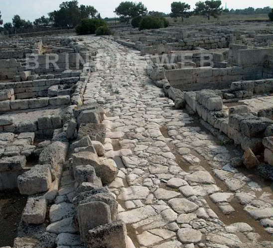 Egnazia, tratto della via Traiana