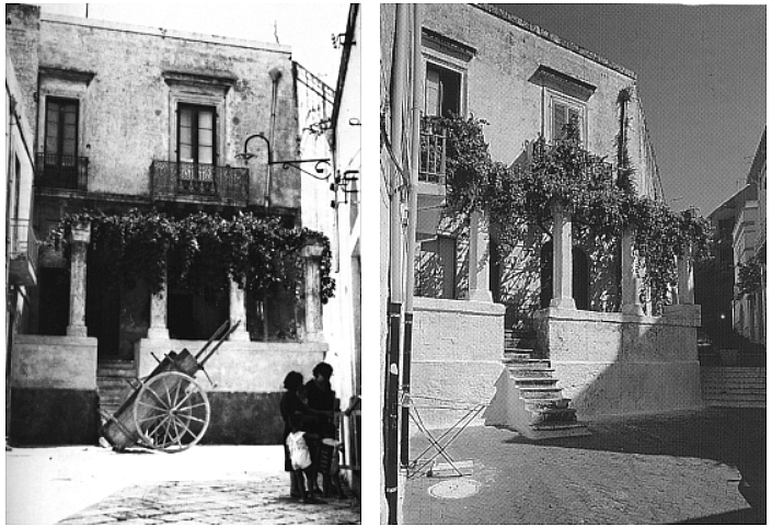 Brindisi. Via Giudea negli anni '60 e'70 del Novecento